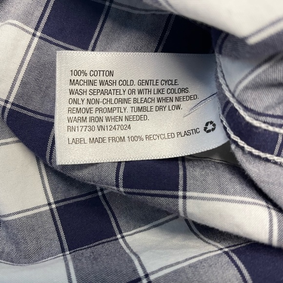 Merona 100% Cotton Longsleeve Buttondown. *NWOT*. Size M - Picture 7 of 7